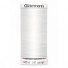 5x Gutermann Naaigaren Wit 500 mtr.