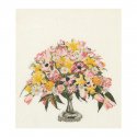 Thea G.Lentebouquet op Aida of Linnen