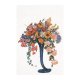 Thea G.Zomer Bouquet op Aida, Aida Zwart of Linnen