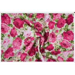 Poplin Katoen gebloemd 129028 0801