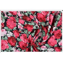 Poplin Katoen gebloemd 129028 0802