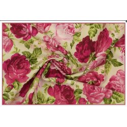 Poplin Katoen gebloemd 129028 0803