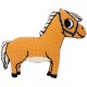 KRUISSTEEKVORMKUSSEN KIT MET RUG EVA M PONY  PN-0199808