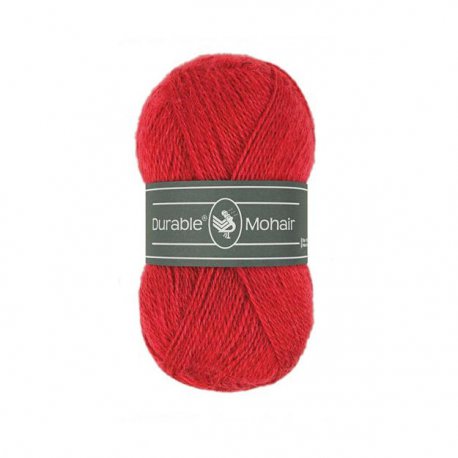 Durable Mohair 010.94 50 gram - 190 meter kleur 316 Red