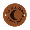Durable Leren Label To the Moon and Back rond 3,5cm