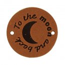 5x Durable Leren Label To the Moon and Back rond 3,5cm