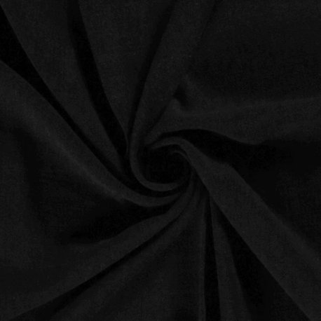 Viscose Linnen Uni 13579 Zwart 069