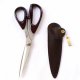 COHANA SEKE NAAISCHAAR GELAKT 21CM BRUIN 45-266