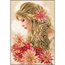 Linnen TELPAKKET KIT DAME MET DE DAHLIA'S PN-0172683