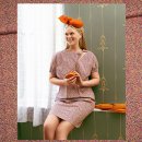 Stof voor jurk model 110 uit Burda Style Maart 2023 Poplin Stretch FLOWER DUST PN-0192536