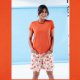 Viscose Stretch uni 01700V oranje 027