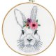 BORDUUR KIT KONIJNTJE MET BLOEMEN PN-0170650