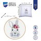 BORDUUR KIT KONIJNTJE MET BLOEMEN PN-0170650