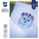 BORDUUR KIT UILTJE MET BLOEMEN PN-0170664