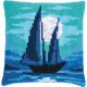 KRUISSTEEKKUSSEN KIT ZEILBOOT IN BLAUW MAANLICHT PN-0187488