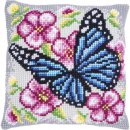 KRUISSTEEKKUSSEN KIT VLINDER TUSSEN BLOEMEN  PN-0199095