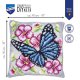 KRUISSTEEKKUSSEN KIT VLINDER TUSSEN BLOEMEN  PN-0199095