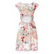 Burda 5889 Jurken van Viscose, Katoen, crepe of stofmenging