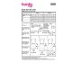 Burda 5889 Jurken van Viscose, Katoen, crepe of stofmenging