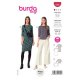 Burda 5985 Jurk en Shirt van jersey. Super Easy