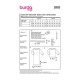 Burda 5985 Jurk en Shirt van jersey. Super Easy