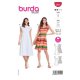 Burda 5901 Jurken van katoen, Viscose