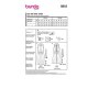 Burda 5916 Jurken van katoen, Viscose of Crepe