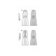 Burda 5916 Jurken van katoen, Viscose of Crepe