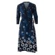 Burda 5933 Jurken van katoen, Viscose, Crepe of Stofmenging