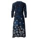 Burda 5933 Jurken van katoen, Viscose, Crepe of Stofmenging