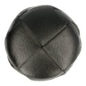 25x Knopen zwart  gevlochten 100-28-000