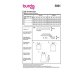 Burda 5891 Tops van Katoen, Viscose of Crepe