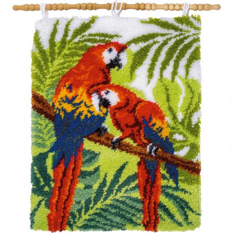 KNOOPTAPIJT KIT PAPEGAAIEN IN DE JUNGLE PN-0194227