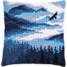 KRUISSTEEKKUSSEN KIT BLAUW LANDSCHAP  PN-0201595