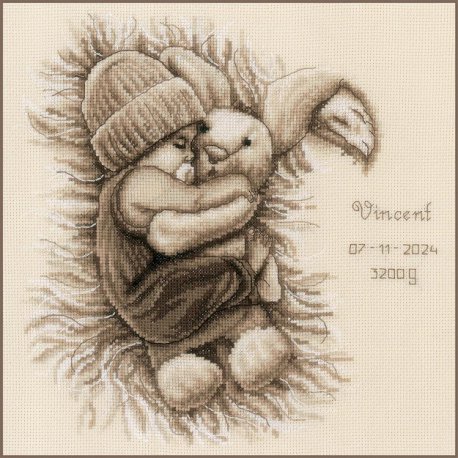 TELPAKKET KIT BABY MET KNUFFELKONIJN PN-0202245