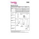Burda 5888 Rokken van jersey