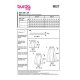 Burda 6027 Rokken van katoen, Viscose, Crepe of Stofmenging