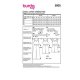 Burda 5905 Jumpsuit van katoen, Viscose, jersey of Stofmenging