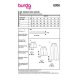 Burda 6008 Broeken van Katoen, stofmenging, en Crepe