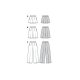 Burda 6008 Broeken van Katoen, stofmenging, en Crepe