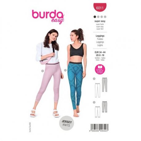 Burda 6011 Legging van Lycra, Sportswear
