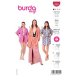 Burda 5995 Kimono's van Katoen, stofmenging, Crepe of Satijn