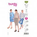 Burda 6006 Jasjes van Jacquard, Boucle of Stofmenging