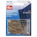 5x Spelden staal gehard No. 6 EF 0,60 x 30 mm zilverkleurig Prym 024286