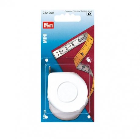Rolcentimeter Mini cm/cm geel/wit 150 cm Prym 282209