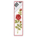 TP BLADWIJZER ROOS MET PIANO AIDA