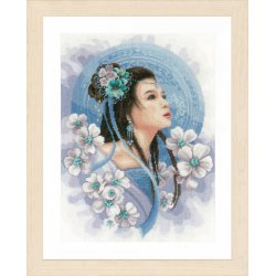TELPAKKET KIT ASIAN LADY IN BLUE