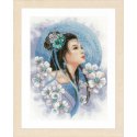 TELPAKKET KIT ASIAN LADY IN BLUE