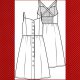 Stof kan voor jurk model 1 uit Knipmode augustus 2023 Poplin Katoen met kleine stipjes 04948 V Rood 004