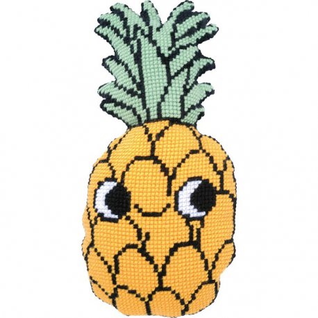 KRUISSTEEKVORMKUSSEN KIT MET RUG EVA M ANANAS PN-0202631